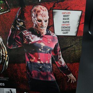 Nightmare on Elm Street Freddy Krueger Men Costume Cosplay Outfit ,  NWT